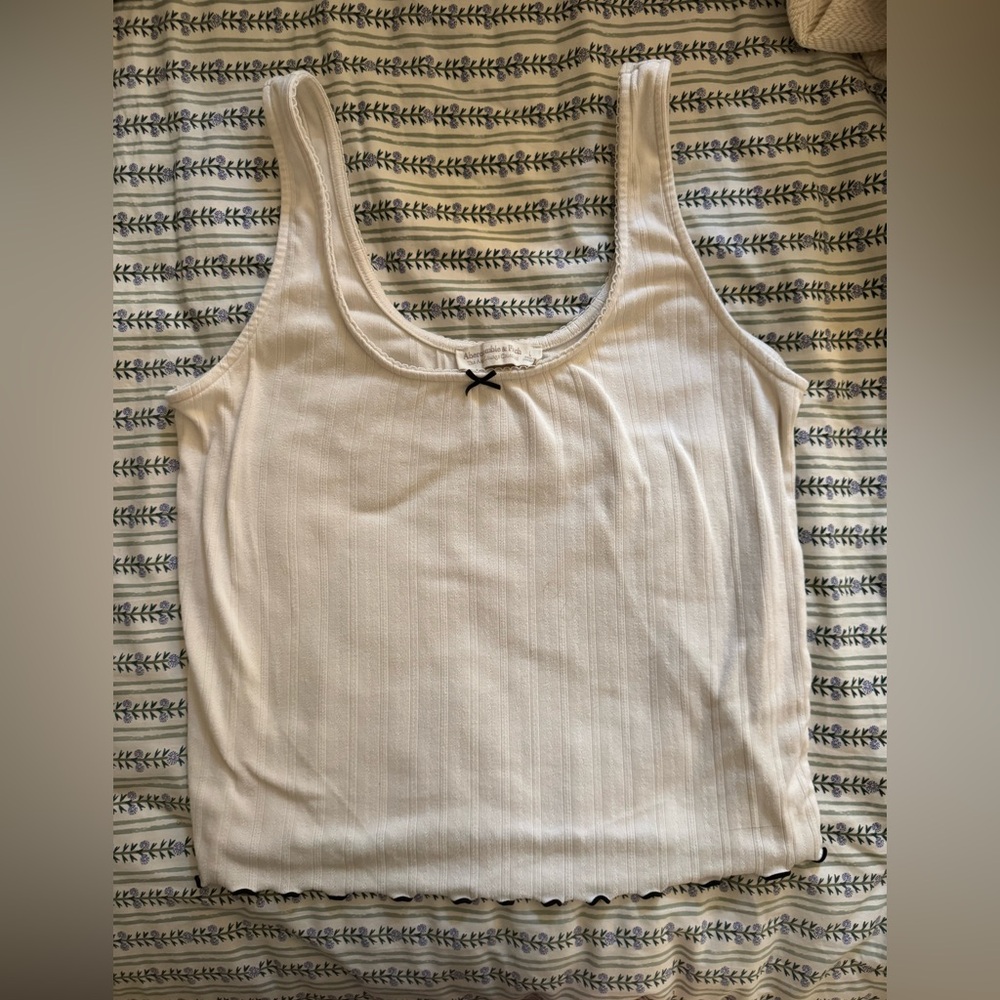 A&F Pointelle Sleep Tank | Women’s L | GUC - Picture 3 of 6